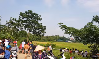 Hiện trường nơi phát hiện thi thể nạn nhân.