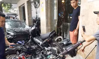 Hiện trường vụ tai nạn. Ảnh: KSĐP