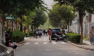 Cơ quan chức năng phong toả hiện trường vụ việc.