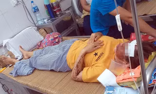 Chị N. đang được điều trị tại bệnh viện.