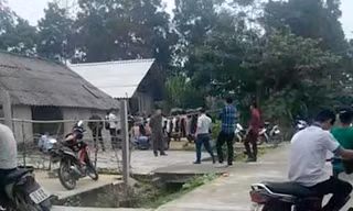 Ngôi nhà nơi xảy ra sự việc.
