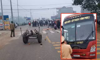 Hiện trường vụ tai nạn.