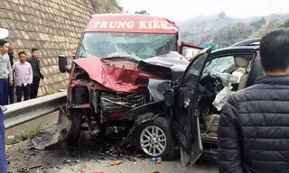 Hiện trường vụ tai nạn.