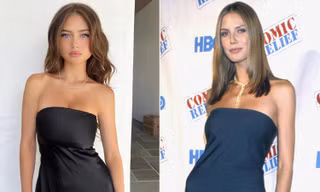 Con gái siêu mẫu Heidi Klum khoe dáng trong chiếc đầm 24 năm tuổi của mẹ 