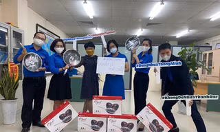 Công đoàn Ban thanh niên trường học đoạt Giải nhất thi cắm hoa