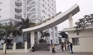 Khu ký túc xá sinh viên tập trung, nơi xảy ra sự việc.