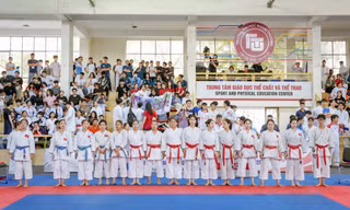 359 vận động viên tham gia Giải Vô địch Karate sinh viên các trường ĐH, HV và CĐ khu vực Hà Nội năm 2023