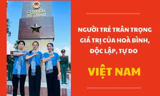 Người trẻ trân trọng giá trị của hòa bình, độc lập, tự do