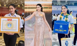 Nữ sinh Marketing sáng tạo đầm dạ hội tái chế, kỳ vọng tỏa sáng tại Miss DNC 2024