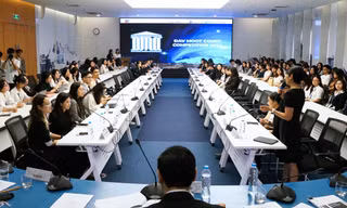 Thành công của Cuộc thi Diễn án Luật Học viện Ngoại giao 2024: Tôn vinh tri thức và bản lĩnh luật pháp trẻ