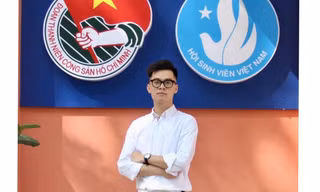 Chủ tịch Hội Sinh viên Đại học Thủy lợi: ‘Người khác làm được, mình cũng làm được’