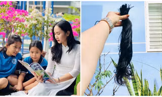 Cảm động trước tấm lòng nhân ái của cô giáo 9X người Lạng Sơn hiến tóc tặng bệnh nhân ung thư