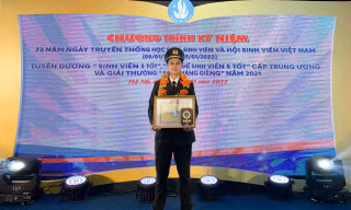 Bí thư Liên chi Đoàn Học viện An ninh tiên phong trong hoạt động Đoàn Hội 