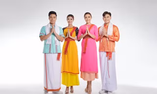 Đạt Kyo, Hữu Anh, Tường Vy, Thanh Nhi biến hóa đa sắc trong trang phục Chăm