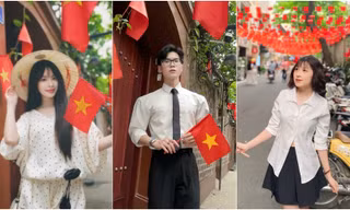 Thủ đô rợp cờ hoa mừng đại lễ thu hút sự hưởng ứng của đông đảo giới trẻ