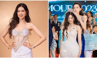 Nữ sinh Lào Cai đăng quang ngôi vị Hoa Khôi cuộc thi Sinh viên thanh lịch - NEU Glamour 2023