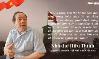 Nhà thơ Hữu Thỉnh: Hy sinh vì Tổ quốc là lựa chọn của mọi thế hệ người Việt Nam
