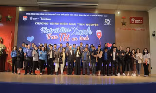 Tiễn ông Công, ông Táo với chương trình hiến máu tình nguyện ‘Từ trái tim xanh – Trao Tết an lành’