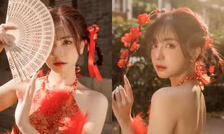 Nữ sinh Sư phạm yêu kiều trong bộ ảnh đón Xuân