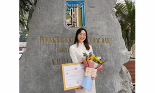 Nữ sinh 22 tuổi và câu chuyện chinh phục giải thưởng nghiên cứu khoa học danh giá
