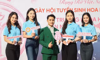 Ca sĩ Hồ Văn Kãnh cất tiếng hát nội lực, truyền cảm hứng tại Ngày hội tuyển sinh Hoa hậu Việt Nam 2024 