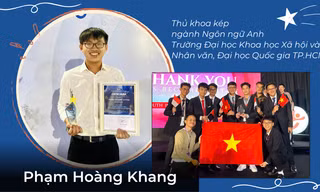 Thủ khoa kép ngành Ngôn ngữ Anh: 'Không đặt nặng thành tích, mình chọn cố gắng trong hành trình phát triển bản thân'