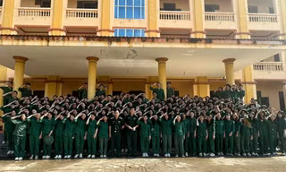 Hồi ký 24 ngày trở thành ‘chiến sĩ’ của sinh viên Học viện Ngoại giao trong kỳ học Giáo dục Quốc phòng
