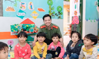 Trung úy Công an trẻ tuổi, hết mình với công tác Đoàn