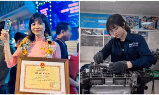 Nữ sinh An Giang chuyên ngành Công nghệ kỹ thuật ô tô ‘ẵm’ trọn Sao Tháng Giêng và Sinh viên 5 Tốt cấp Trung ương 2023