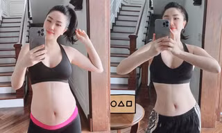 Bảo Thy khoe vòng eo phẳng lỳ sau 3 tháng sinh con, tiết lộ lý do tạm dừng sự nghiệp