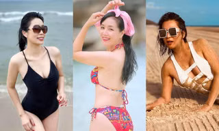 MC Kỳ Duyên, Chiều Xuân và các mỹ nhân Việt tuổi ngũ tuần vẫn đẹp gợi cảm với áo tắm