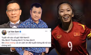 Dàn sao 'bùng nổ' mừng HCV SEA Games của tuyển nữ: 'Tuyệt vời các cô gái Việt Nam!'