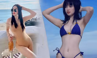 Tâm Tít 'bốc lửa' với bikini nhỏ xíu, Bảo Thy khoe vóc dáng nuột nà