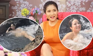 Bỏ ngoài tai lời chỉ trích, 'bà mối' Cát Tường tiếp tục gây 'sốc' với loạt hình 'tắm tiên'
