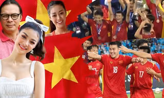 Sao Việt vỡ òa trước chiến thắng lịch sử của U23 Việt Nam