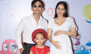 Showbiz 27/5: Khánh Thi ôm bụng bầu dự bế giảng con gái, Lâm Chí Dĩnh trở lại đường đua