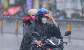 Diễn biến mưa dông tại TPHCM cuối tháng 8