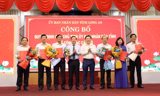 Long An bổ nhiệm nhiều lãnh đạo sở, ngành