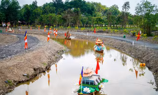 Khám phá 'con đường Phật giáo' trong khu đại lễ Vesak 2025 ở Việt Nam