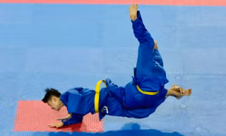 Các thế võ Vovinam uy lực tại Hội khoẻ Phù Đổng toàn quốc