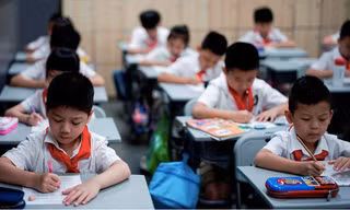Trong một lớp học ở Trung Quốc. (Ảnh: Reuters)