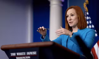Thư ký báo chí Nhà Trắng Jen Psaki. (Ảnh: AP)