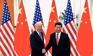 Ông Biden và ông Tập trong cuộc gặp năm 2013. (Ảnh: Reuters)