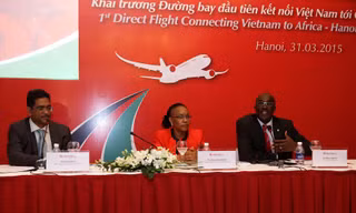 Kenya Ariways và sứ quán Kenya tại Hà Nội họp báo khai trương đường bay Hà Nội- Nairobi 