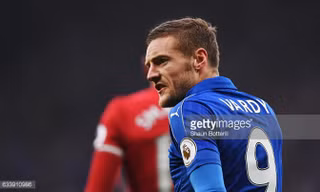 Jamie Vardy tịt ngòi ở 18/21 trận mùa này ở giải Ngoại hạng. Ảnh: Getty Images