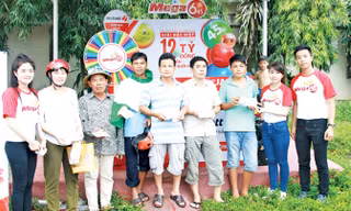 Hoạt động chào mừng Mega 6/45 có mặt tại 5 tỉnh Ðông Nam bộ (Cần Thơ, An Giang, Bình Dương, Ðồng Nai, Bà Rịa - Vũng Tàu).