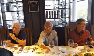 Ông Phạm Thanh (giữa) Lê Huy Côn (phải) và Đoàn Mạnh Giao.