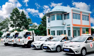 Trụ sở Trung tâm đào tạo và sát hạch xe Kiên Giang.