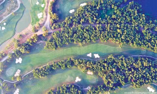 Sân golf tốt nhất Việt Nam 2017- Kings’ Island Golf Resort, nơi diễn ra giải golf Tiền Phong Championship 2017. Ảnh: Mạnh Thắng.