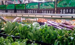 Siêu thị Big C, Lotte Mart đã ngưng bán và nhập hàng từ Công ty rau an toàn Ba Chữ.